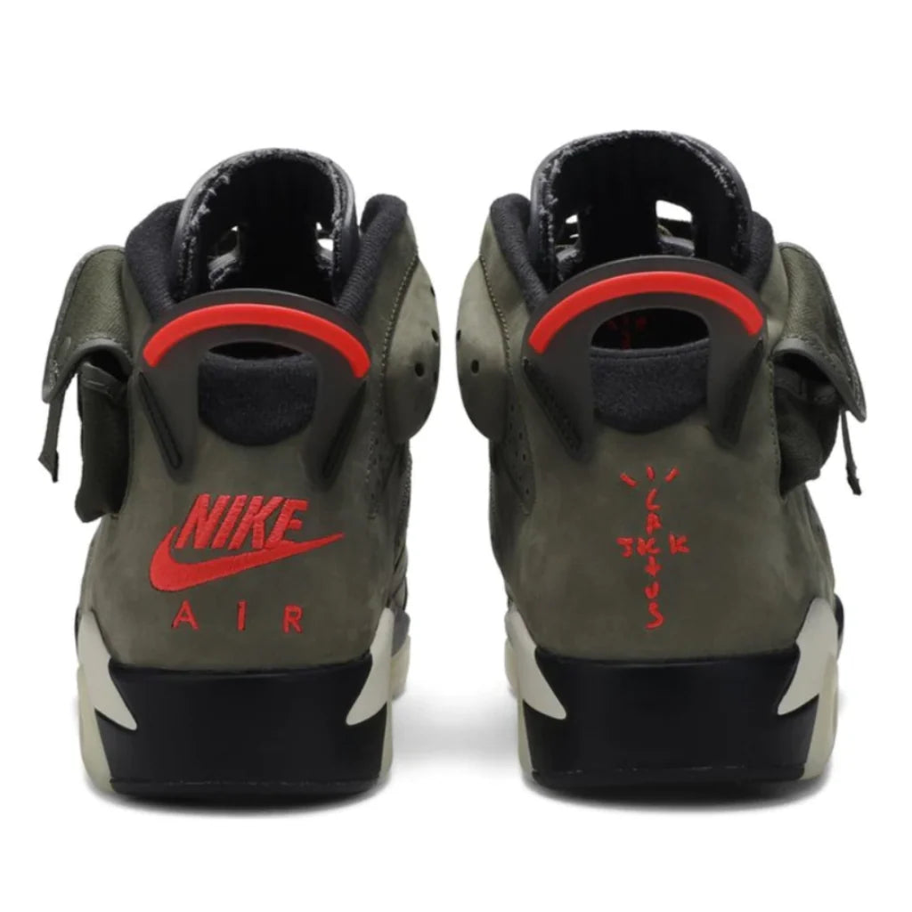 Travis Scott x Air Jordan 6 Olive - imagem 3