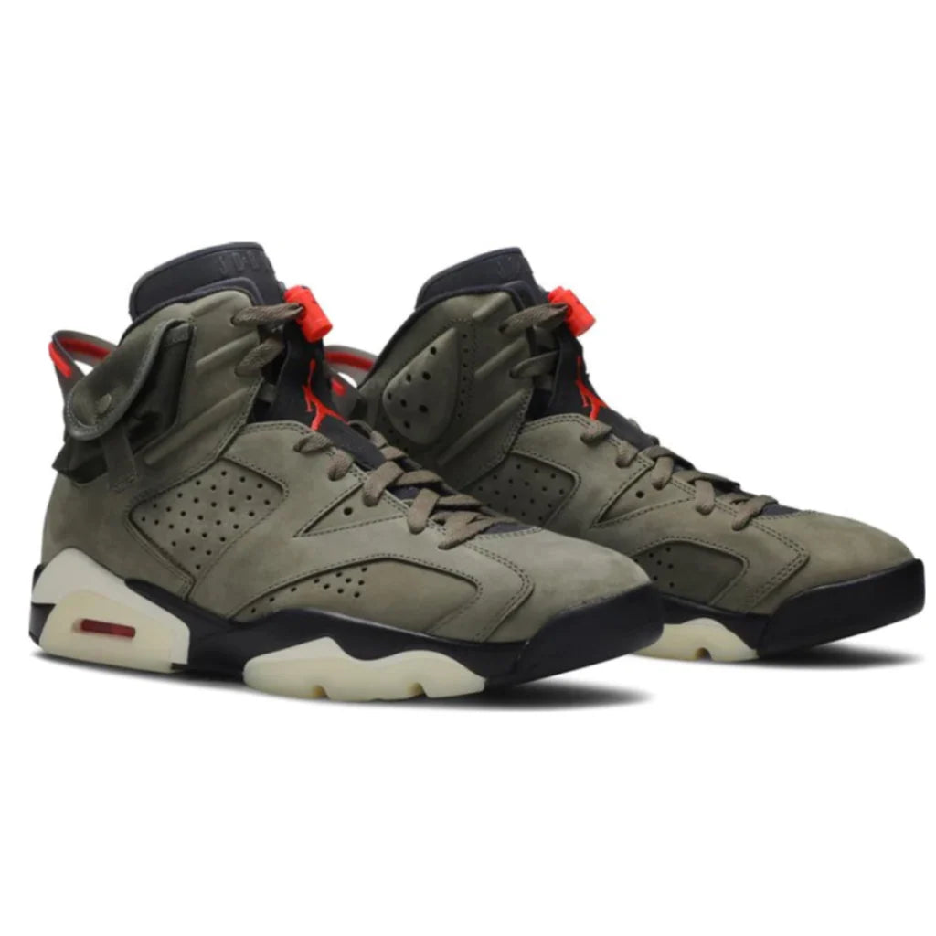 Travis Scott x Air Jordan 6 Olive - imagem 2