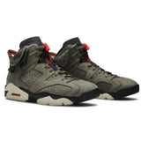 Travis Scott x Air Jordan 6 Olive - imagem 2