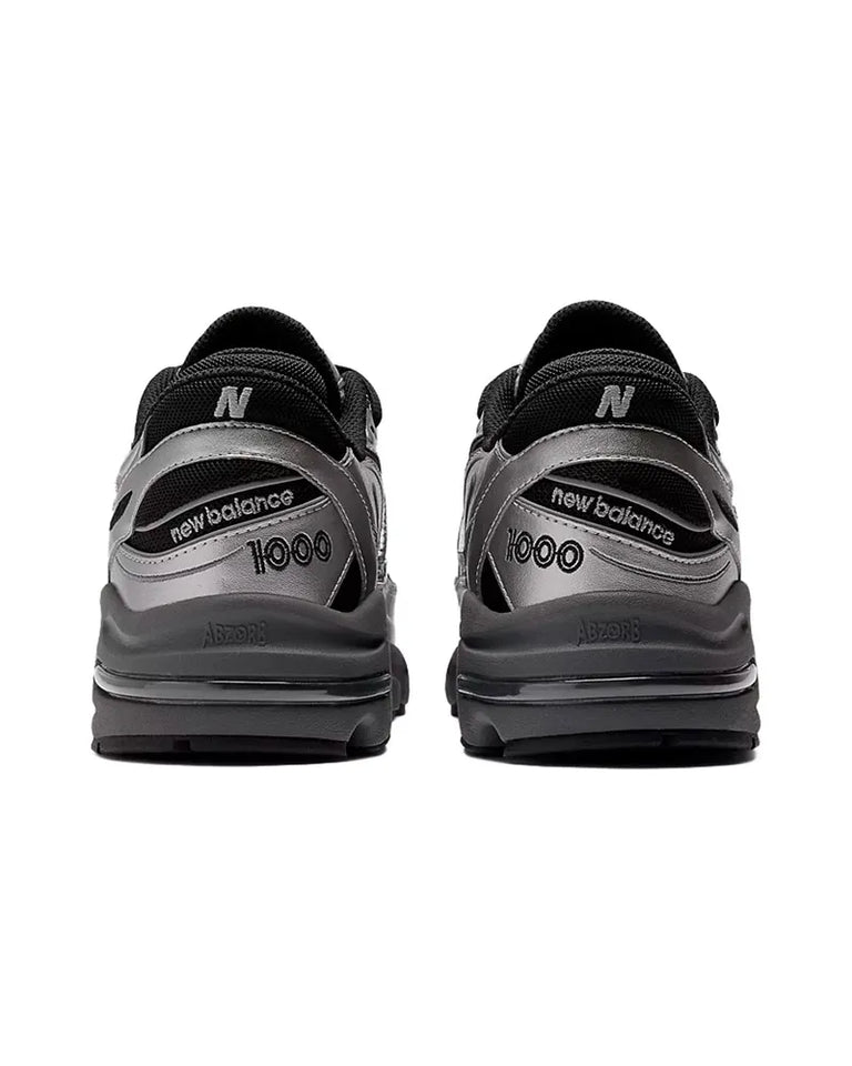New Balance 1000 Black/Silver Metallic - imagem 4