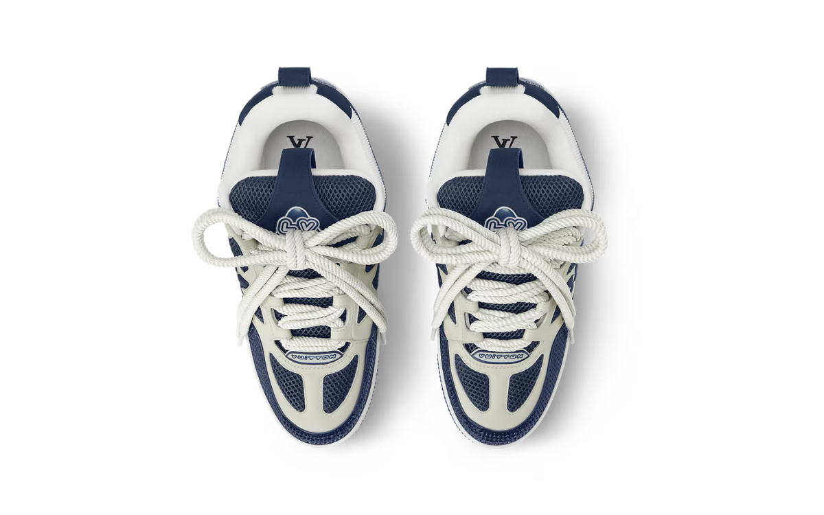 Louis Vuitton Skate Sneaker Marine White - imagem 3
