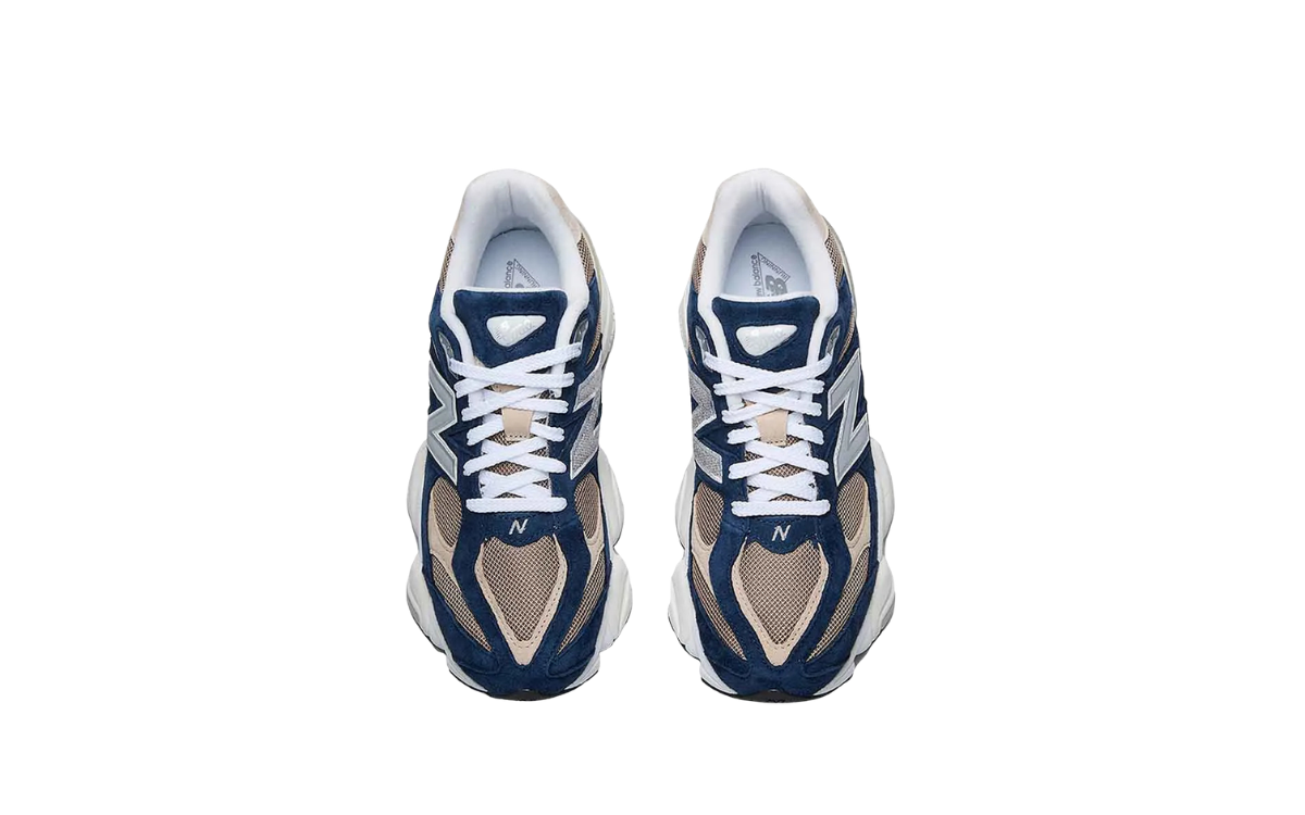 New Balance 9060 Deep Blue/Cream - imagem 3