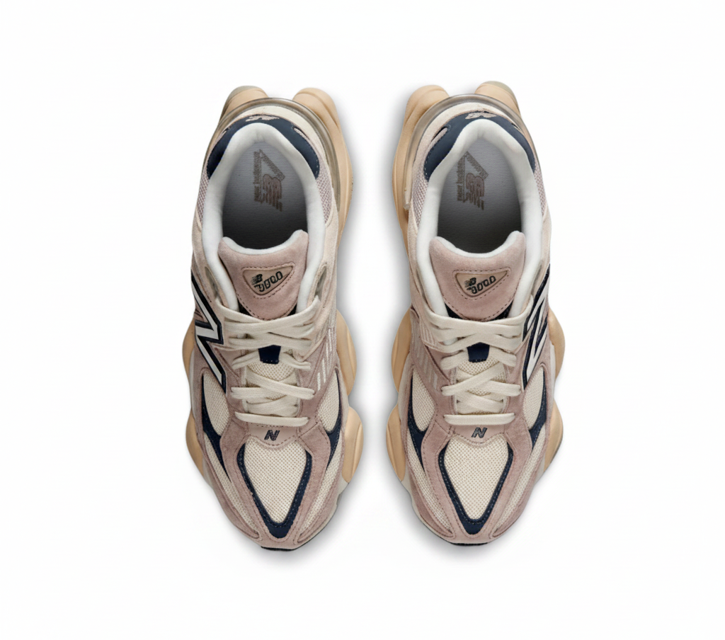 New Balance 9060 Cream/Deep Blue - imagem 3