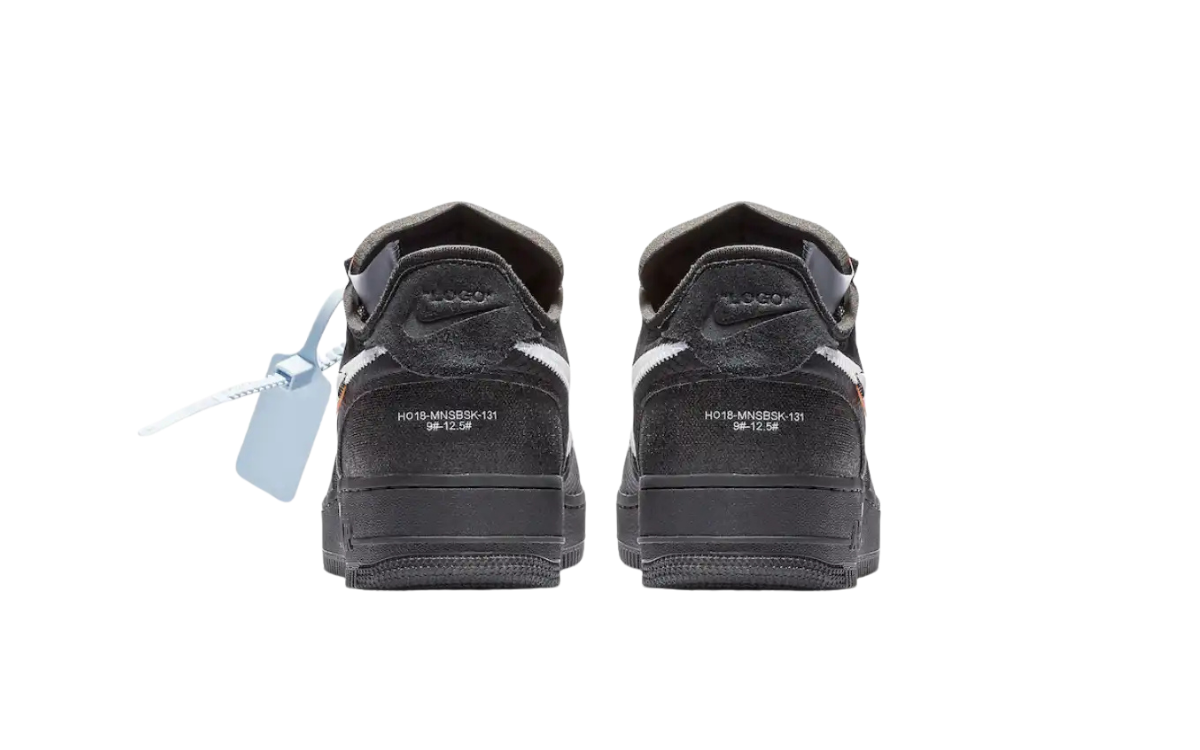 Off White x Nike Air Force 1 Low Black White - imagem 4