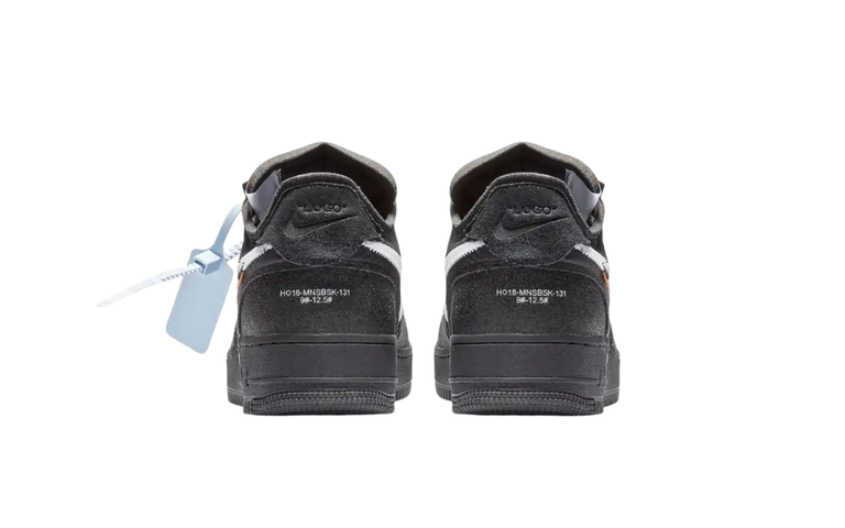 Off White x Nike Air Force 1 Low Black White - imagem 4