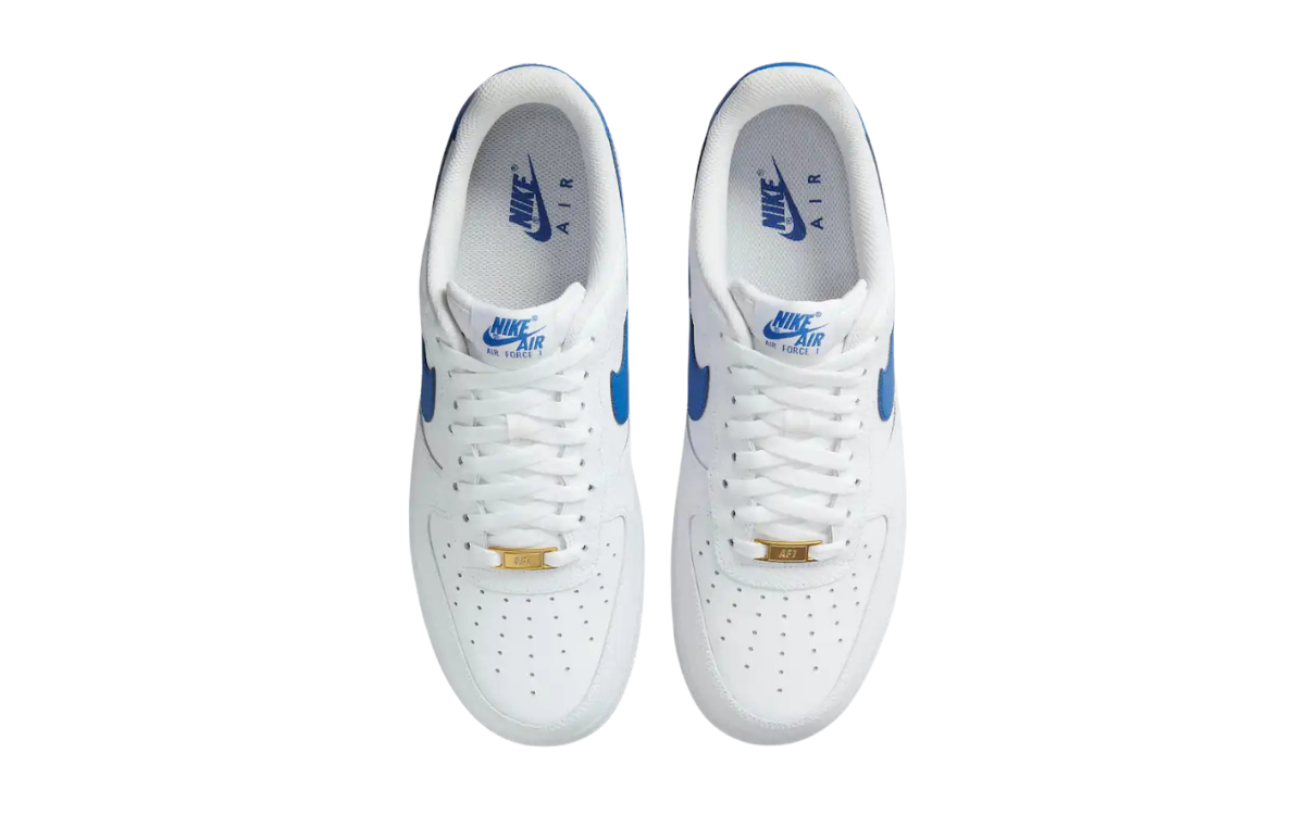 Nike Air Force 1 ’07 Low White/Game Royal - imagem 3