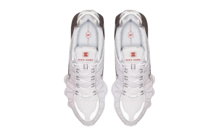 Nike Shox TL White/Metallic Silver - imagem 3
