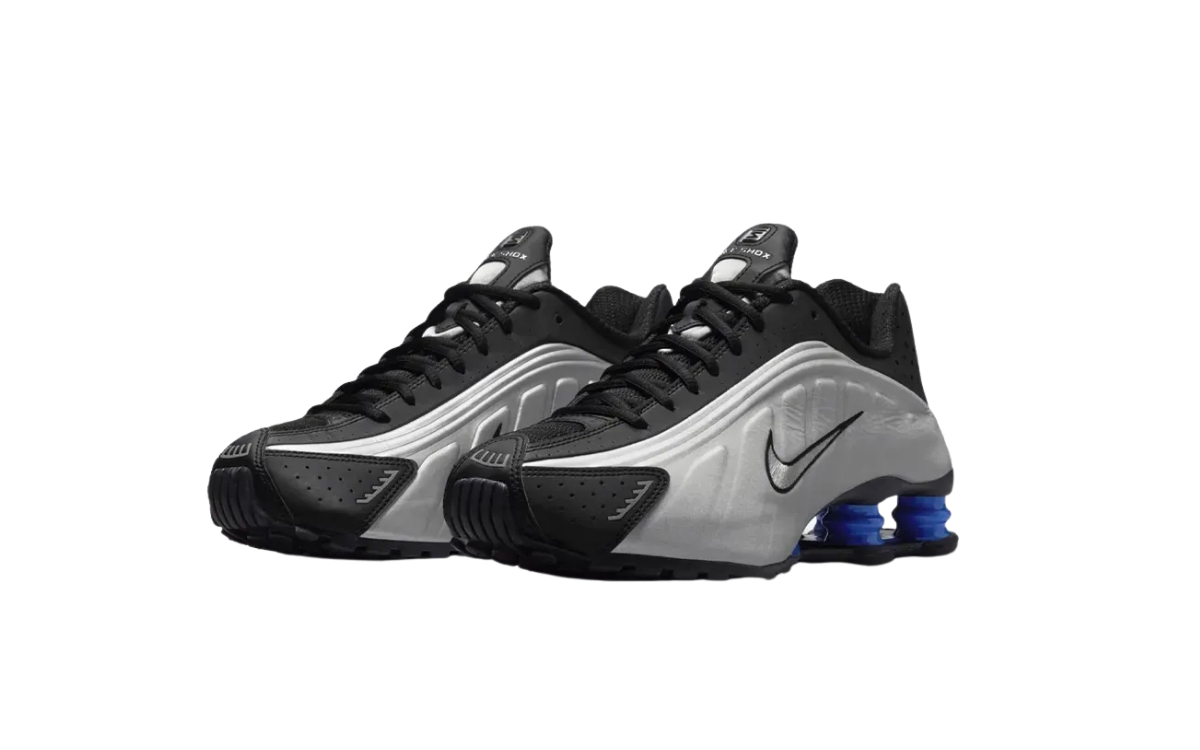 Nike Shox Metallic Silver/Black/Blue - imagem 2