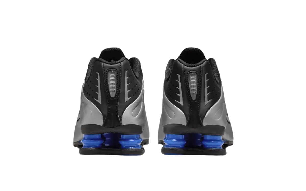 Nike Shox Metallic Silver/Black/Blue - imagem 4