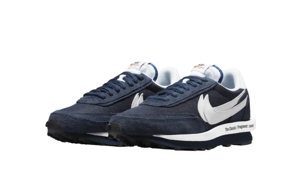 Fragment Design x Sacai x Nike LDV Waffle Blackened Blue - imagem 2