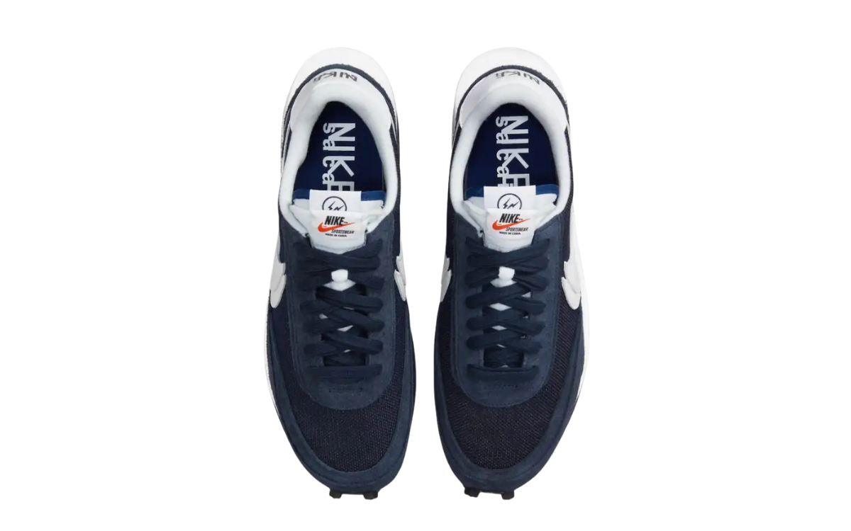 Fragment Design x Sacai x Nike LDV Waffle Blackened Blue - imagem 3