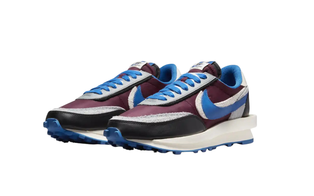 Sacai x Undercover x Nike LDV Waffle Night Maroon - imagem 2