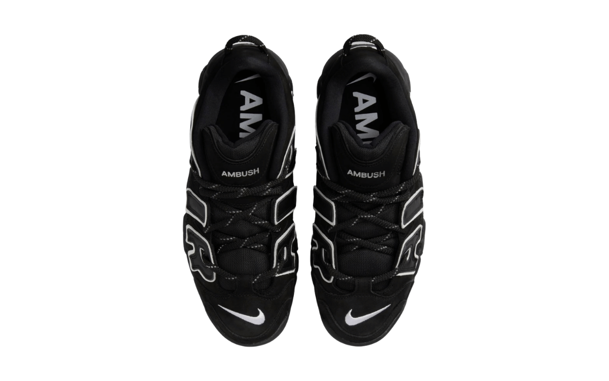 Ambush x Nike Air More Uptempo Black White - imagem 3