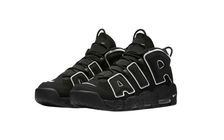 Nike Air More Uptempo Black/White - imagem 2