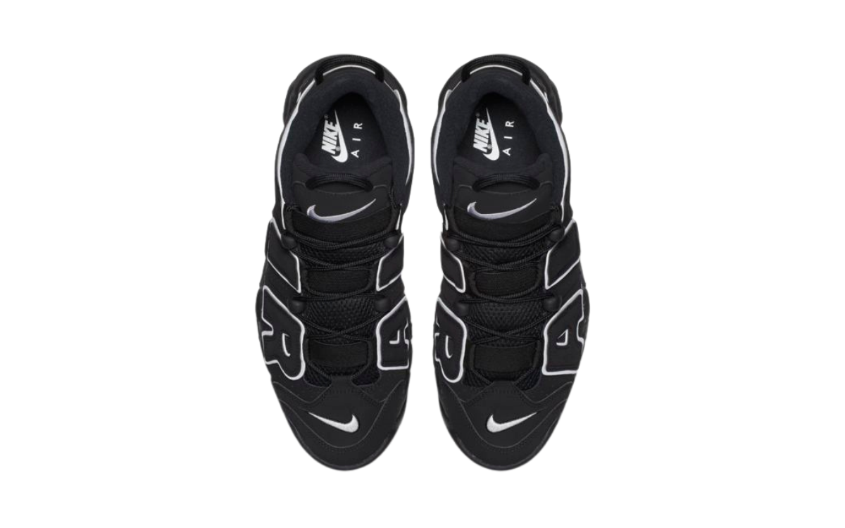 Nike Air More Uptempo Black White - imagem 3
