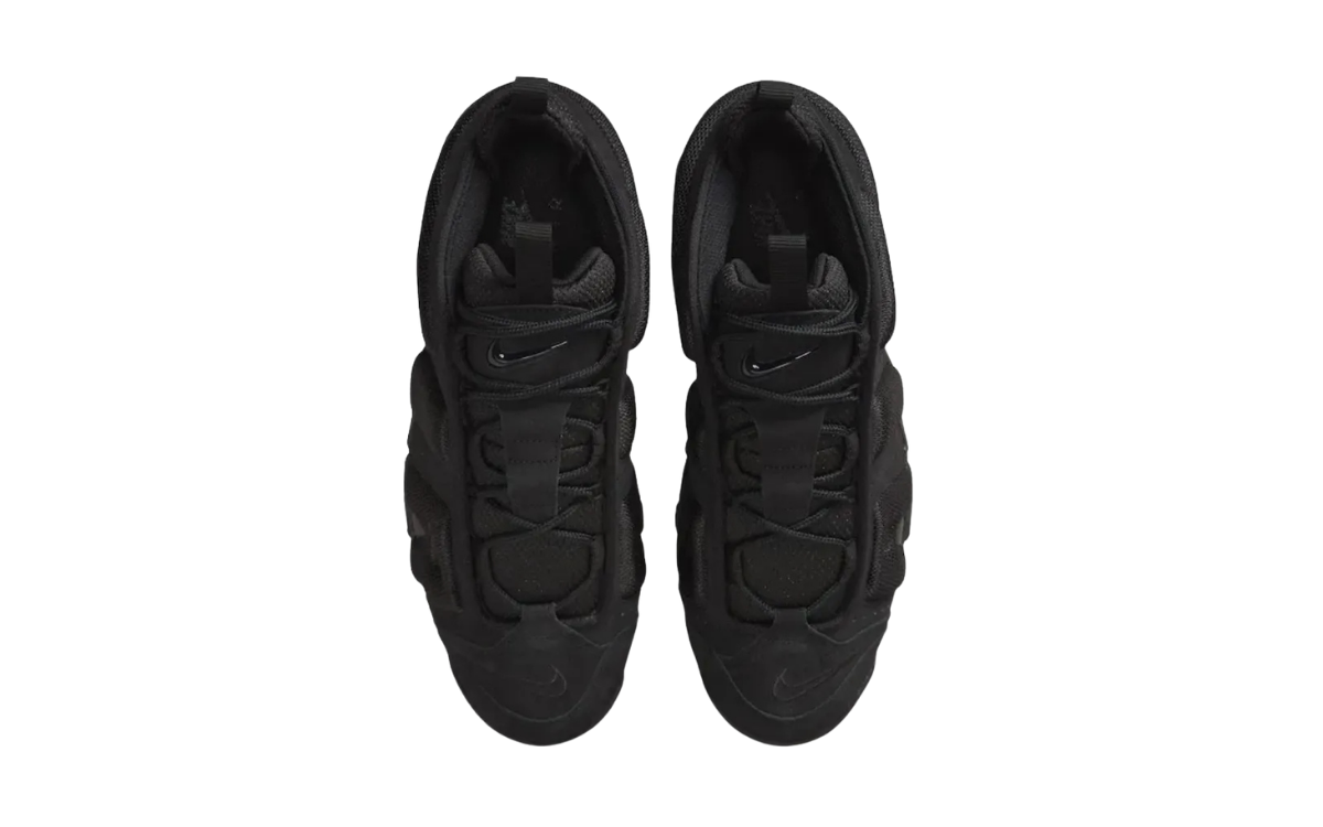 Nike Air More Uptempo Low Triple Black - imagem 3