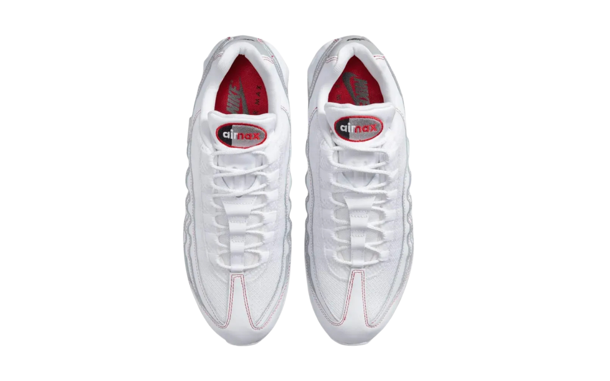 Nike Air Max 95 OG White/University Red - imagem 3