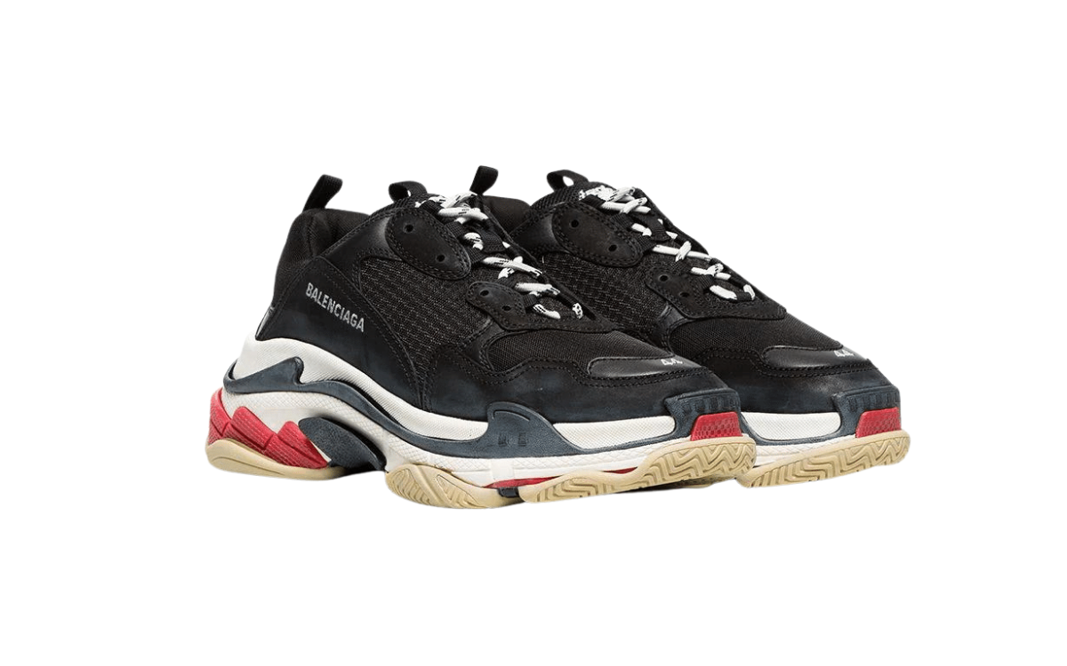 Balenciaga Triple S Black White Red - imagem 2