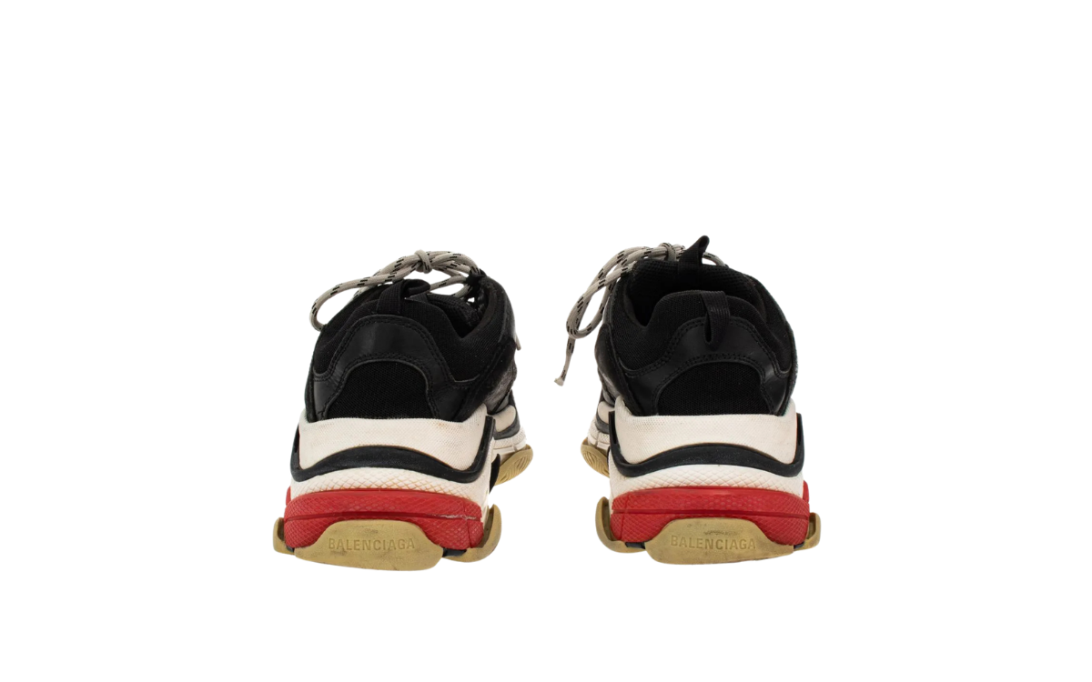 Balenciaga Triple S Black White Red - imagem 3