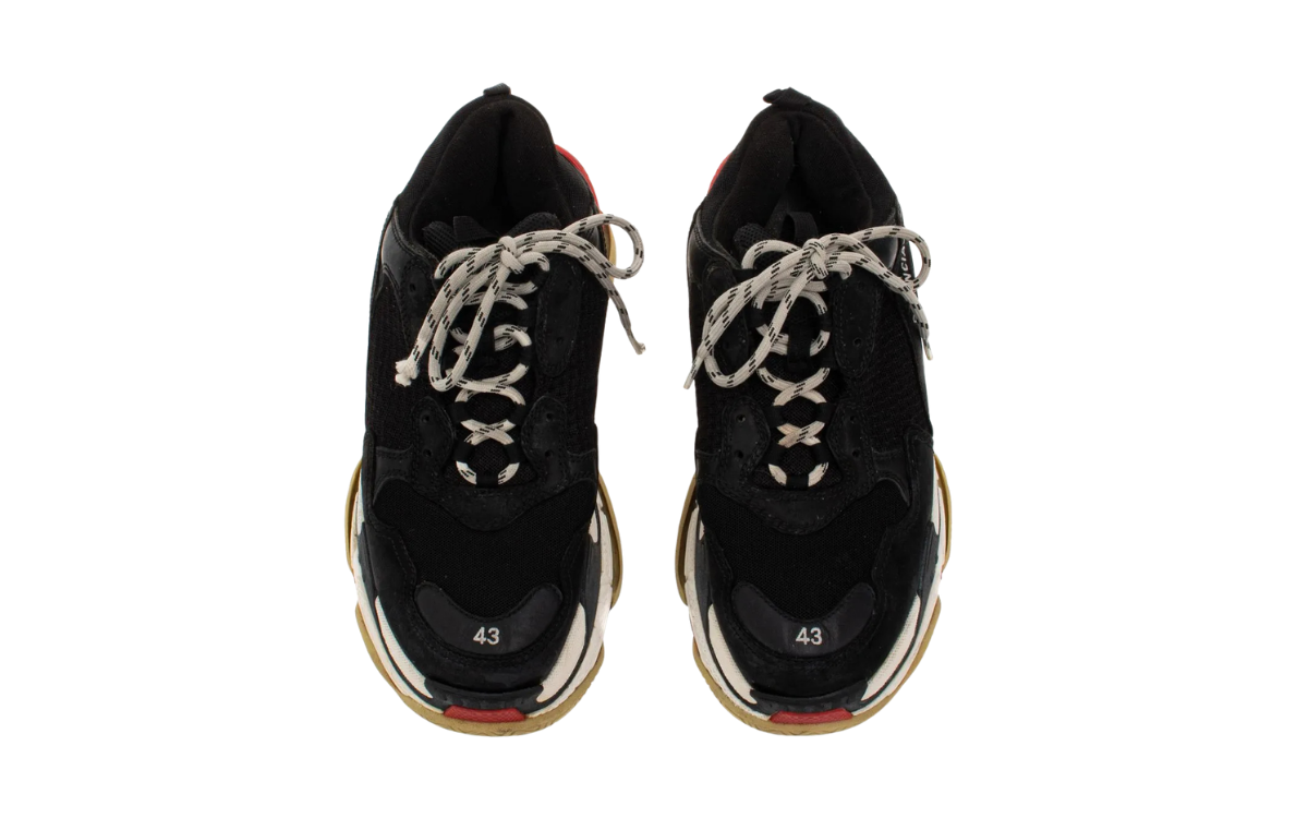 Balenciaga Triple S Black White Red - imagem 4