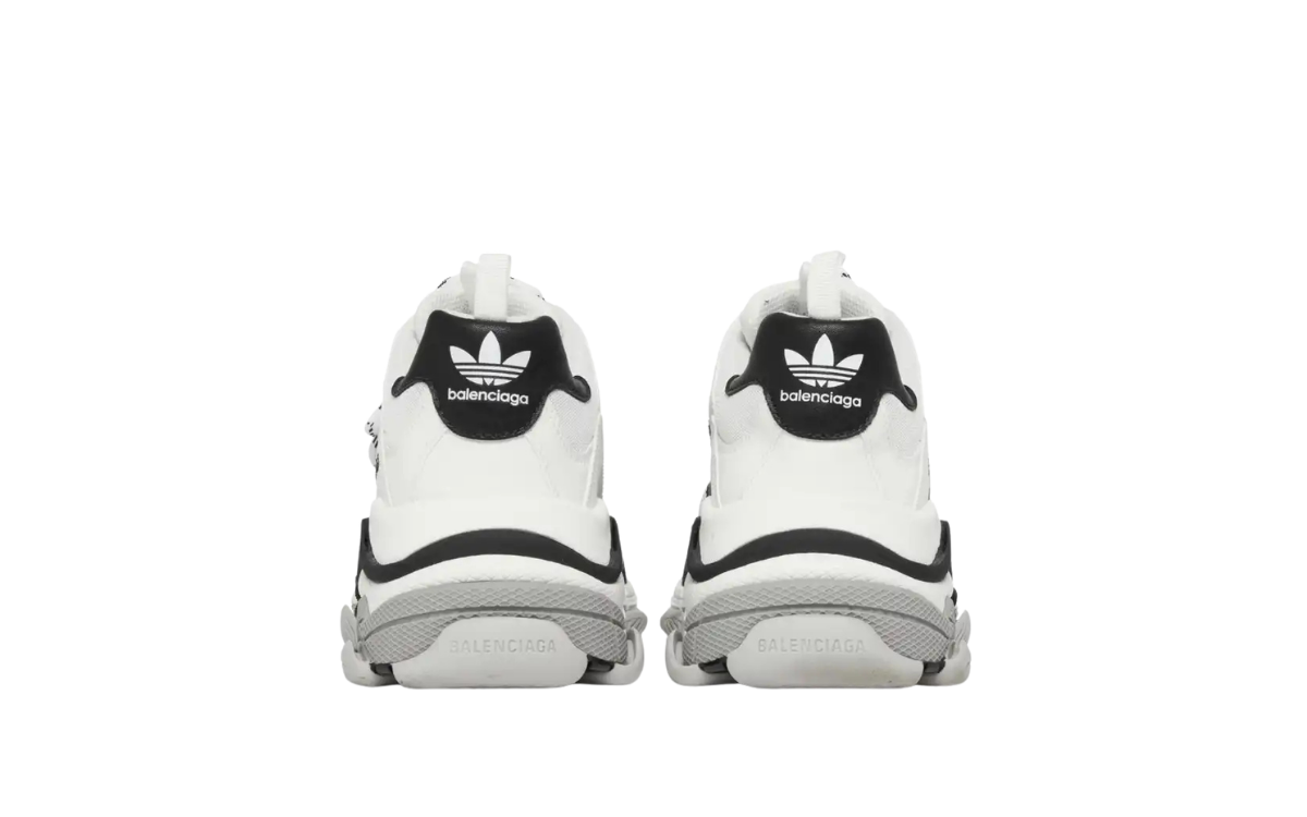 Balenciaga x Adidas Triple S White/Black - imagem 3