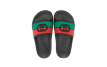 Gucci Rubber Slides Red Green - imagem 3