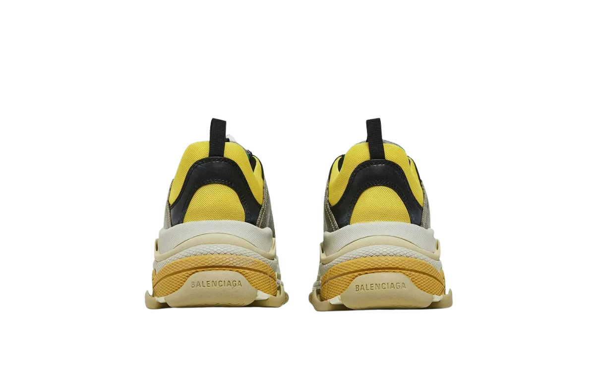 Balenciaga x Gucci The Hacker Project Triple S Beige Green Yellow - imagem 3