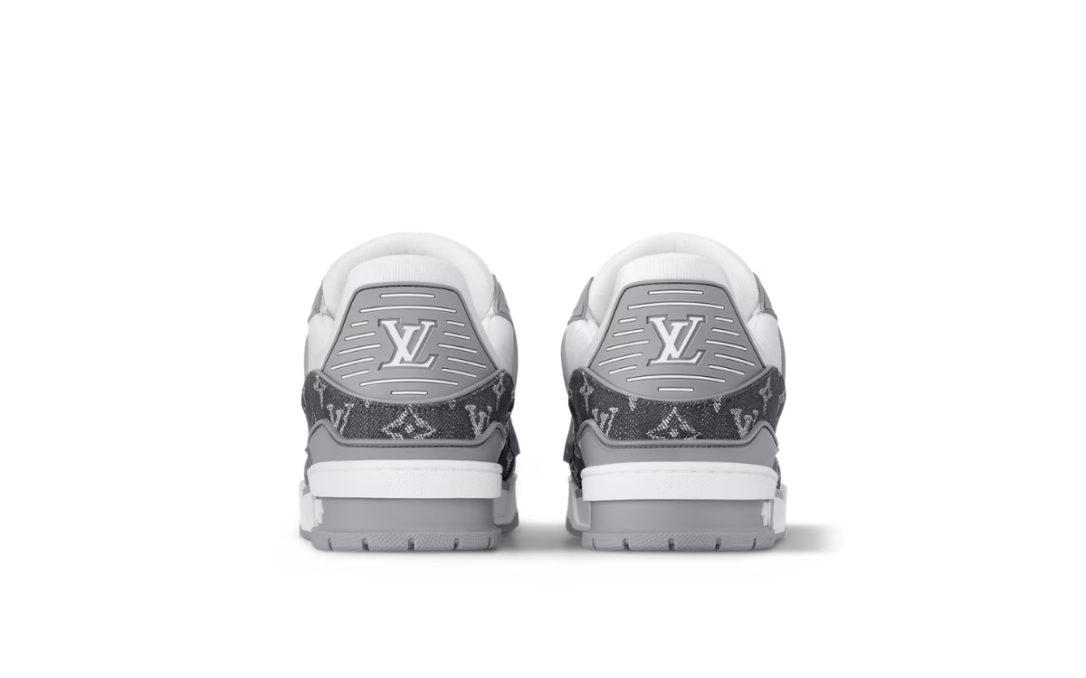 Louis Vuitton Trainer White Grey - imagem 3