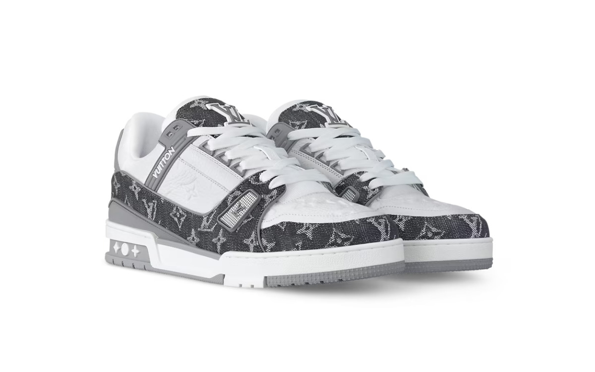 Louis Vuitton Trainer White Grey - imagem 2