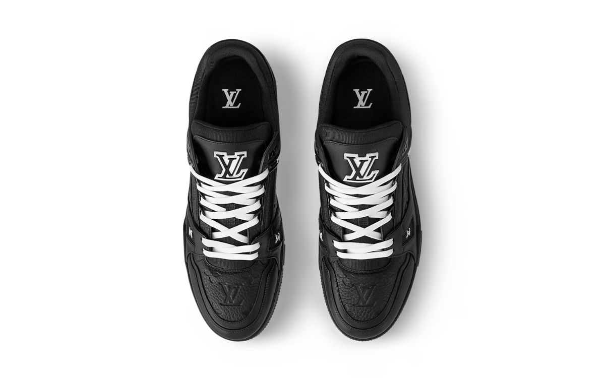 Louis Vuitton Trainer Black Embossed Monogram - imagem 3