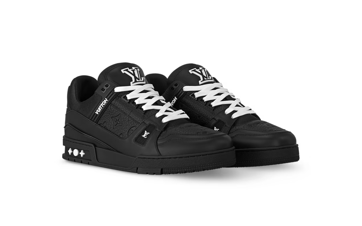 Louis Vuitton Trainer Black Embossed Monogram - imagem 2