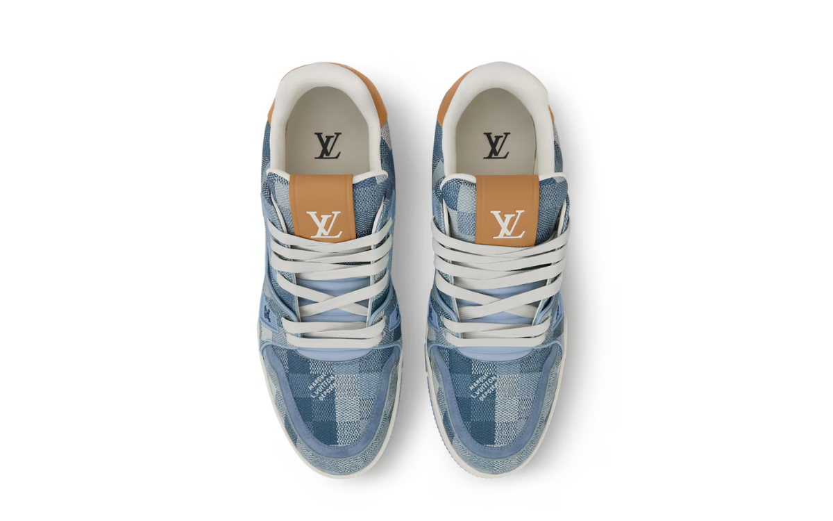 Louis Vuitton Trainer Jeans Monogram Blue - imagem 3