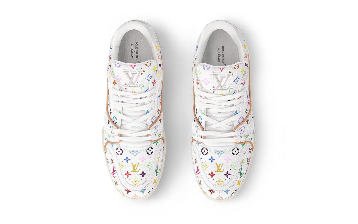 Louis Vuitton x Takashi Murakami Trainer White - imagem 3