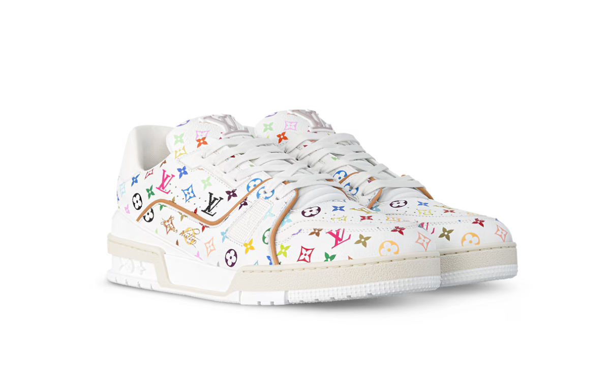 Louis Vuitton x Takashi Murakami Trainer White - imagem 2