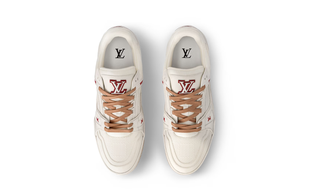 Louis Vuitton x Virgil Abloh Trainer Beige - imagem 3