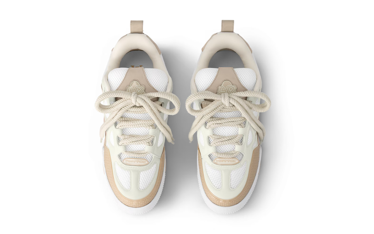 Louis Vuitton Skate Sneaker Beige White - imagem 3