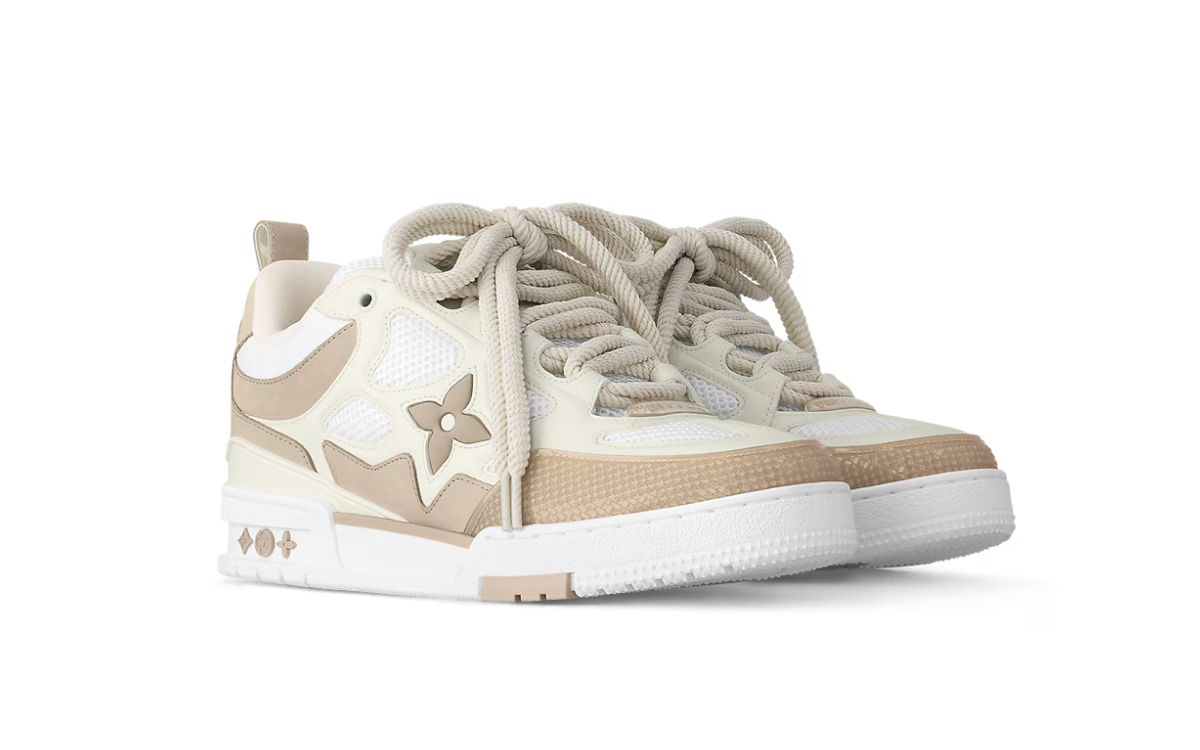 Louis Vuitton Skate Sneaker Beige White - imagem 2