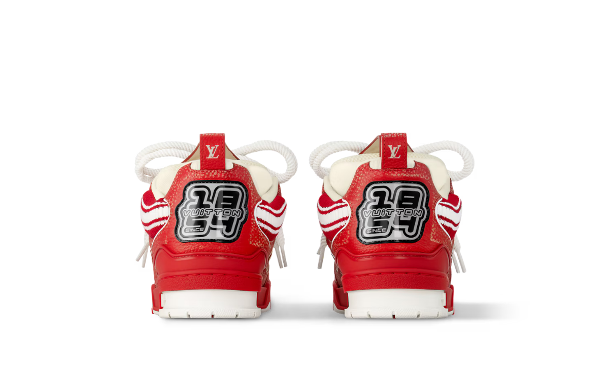 Louis Vuitton Skate Sneaker Red White - imagem 4
