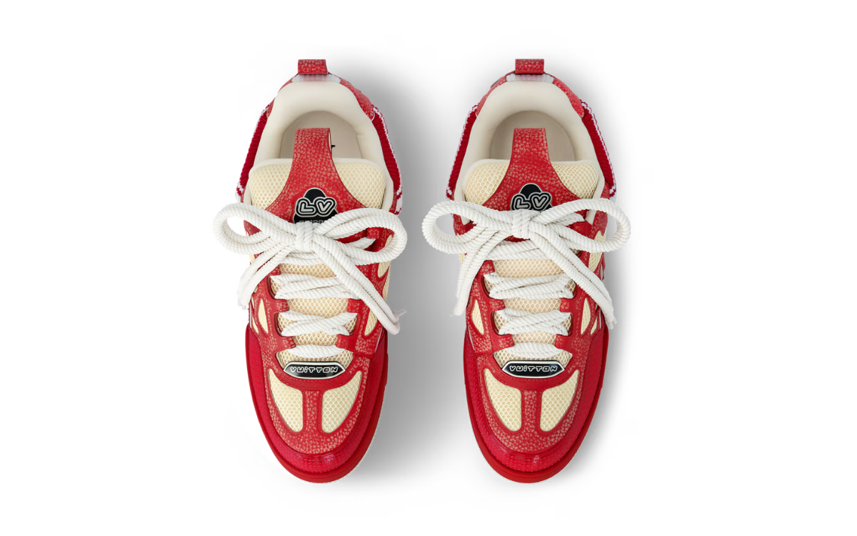 Louis Vuitton Skate Sneaker Red White - imagem 3