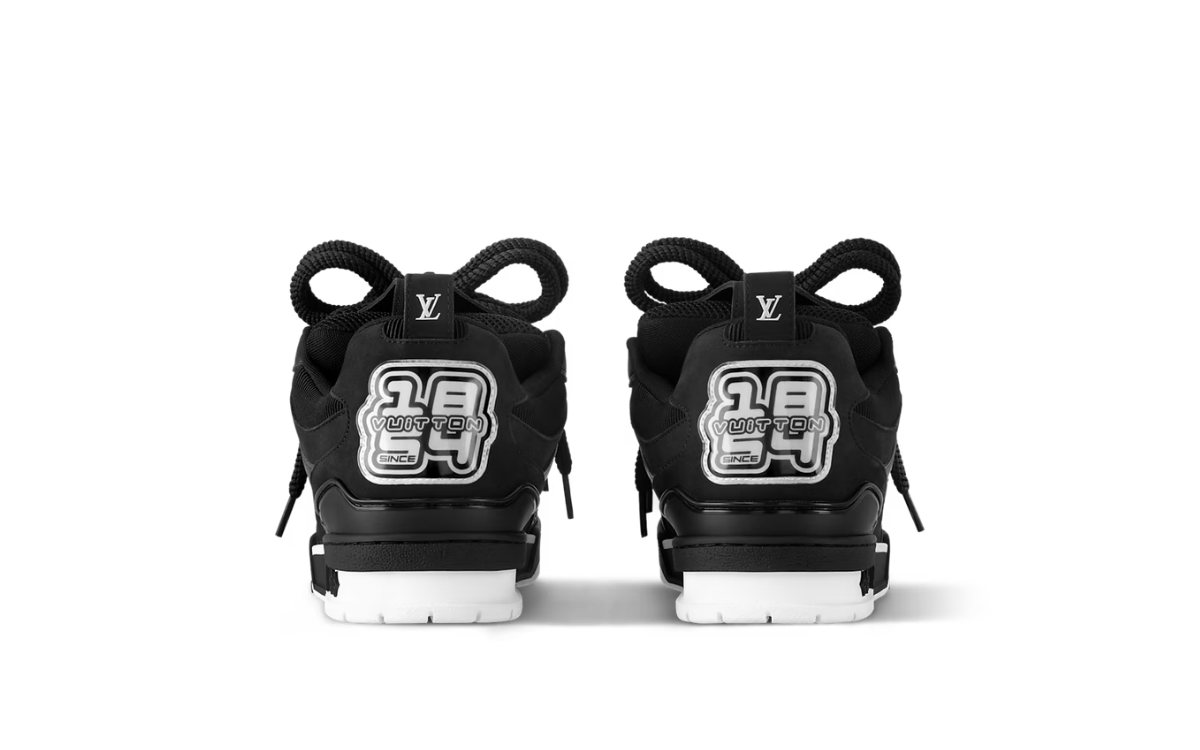 Louis Vuitton Skate Sneaker Black White - imagem 4