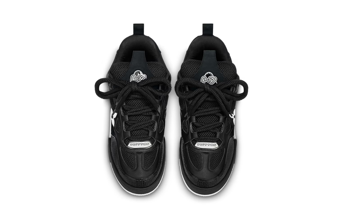 Louis Vuitton Skate Sneaker Black White - imagem 3