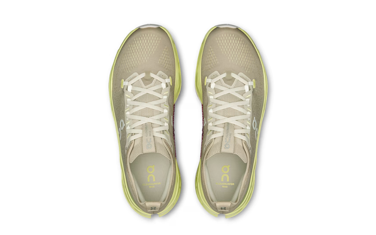 On Cloudsurfer Max Pelican Limelight - imagem 3
