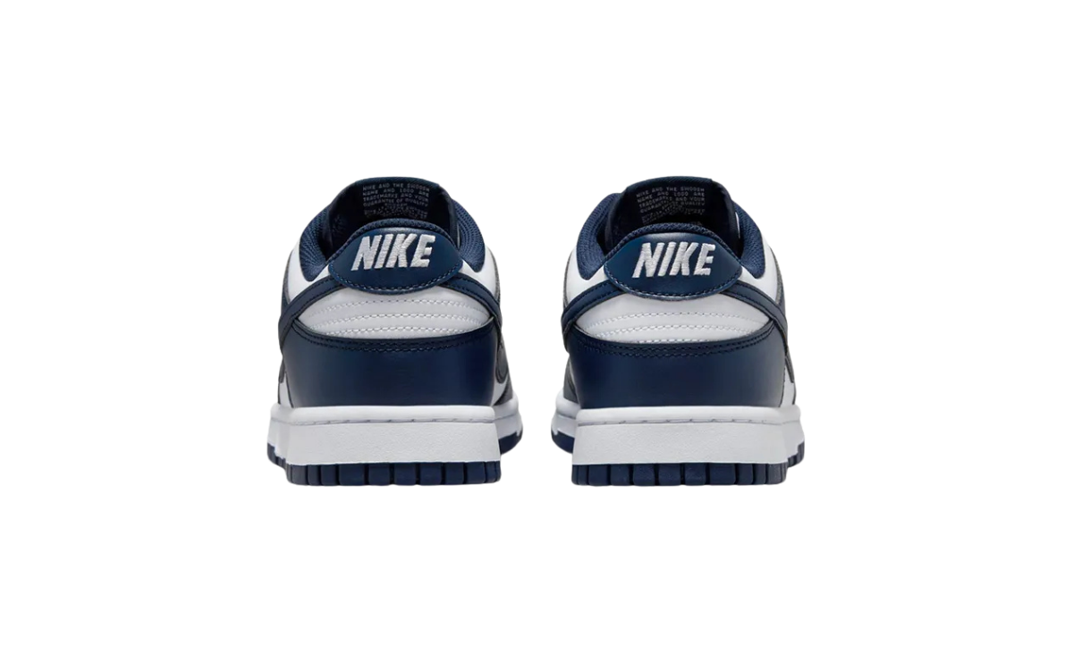Nike Dunk Low White Midnight Navy - imagem 4