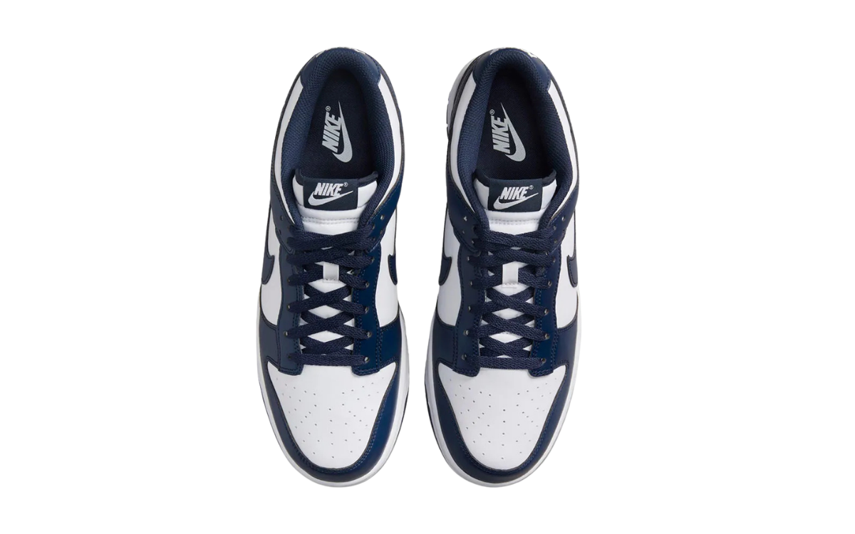 Nike Dunk Low White Midnight Navy - imagem 3