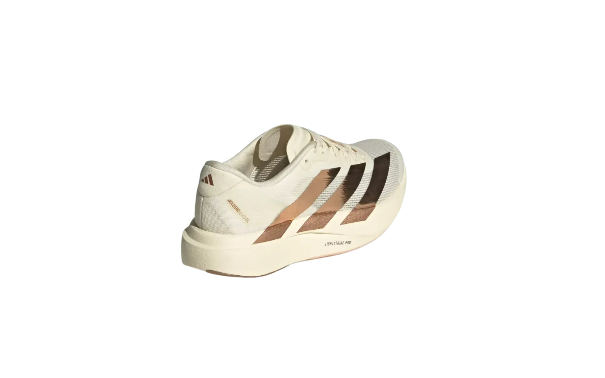 Adidas Adizero Evo SL Metallic Stripes Off White/Copper - imagem 4