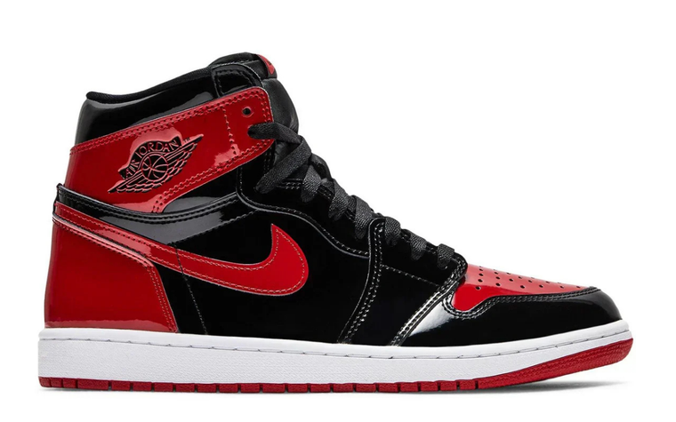 Air Jordan 1 High Patent Bred