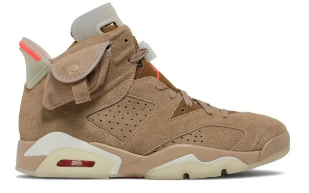 Travis Scott x Air Jordan 6 British Khaki - imagem 1
