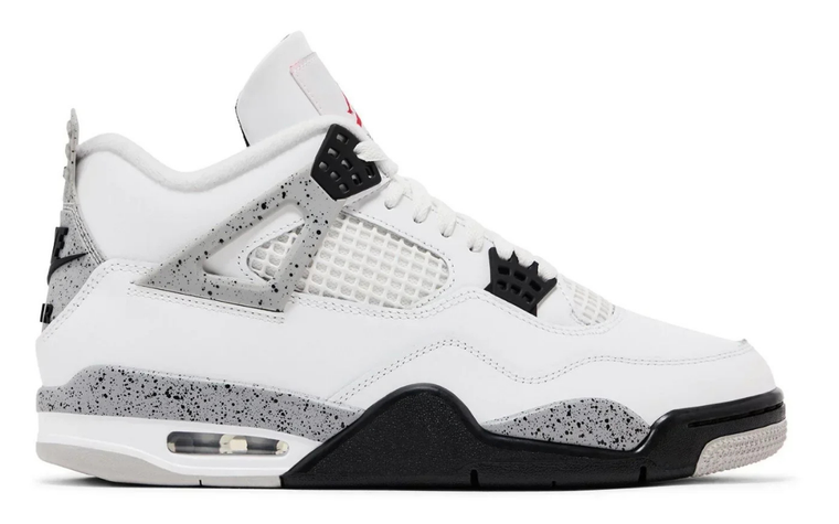 Air Jordan 4 White Cement