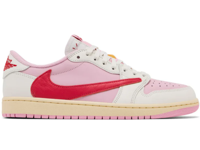 Travis Scott X Air Jordan 1 Low Sail/Tropical Pink