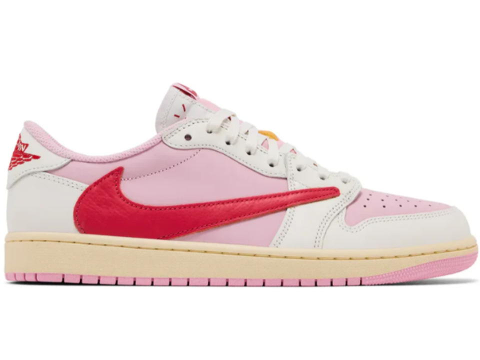 Travis Scott X Air Jordan 1 Low Sail/Tropical Pink